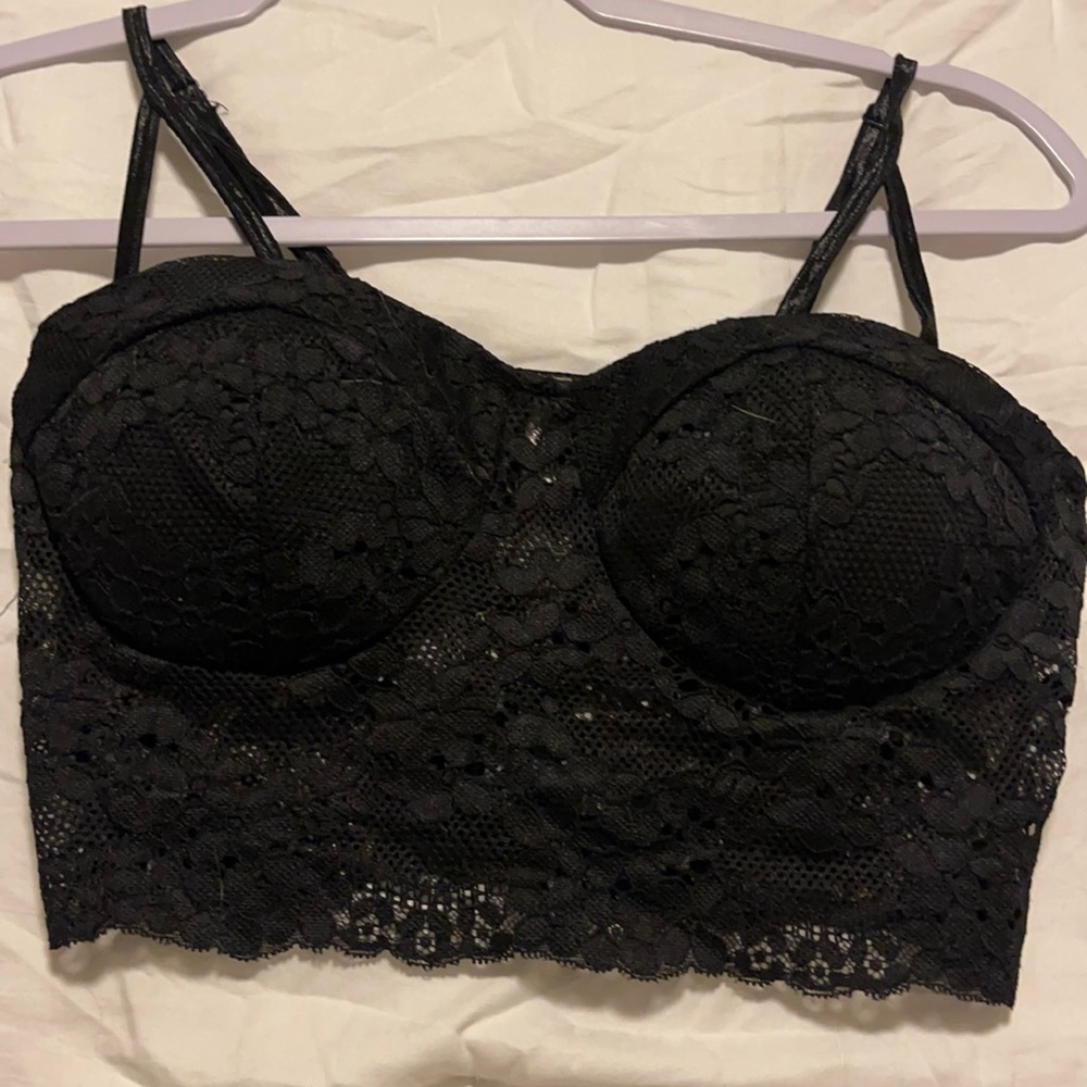 Black bralette